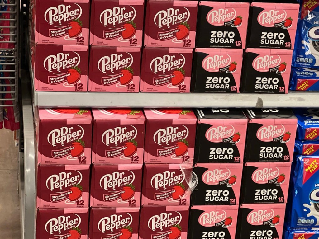 dr pepper strawberries and cream 12-packs