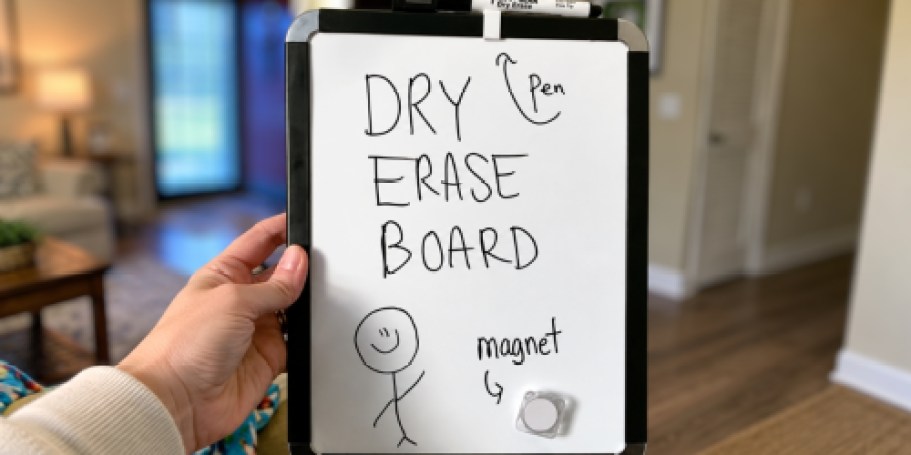 Magnetic Dry Erase Board Only $1.97 on Walmart.com | Great for Lockers & Grocery Lists