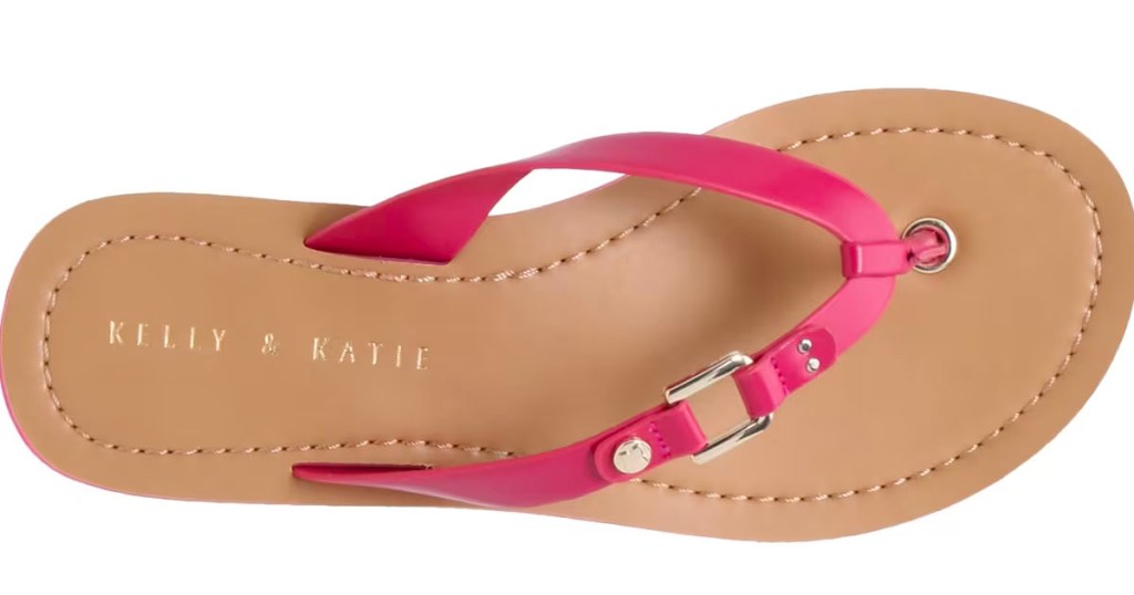 kelly & katie pink sandals stock image