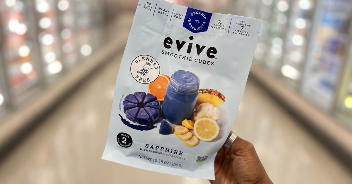 Evive Smoothie Cubes Sapphire Gluten Free