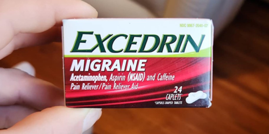 Excedrin Migraine Caplets 24-Count Only $2.73 Shipped on Amazon