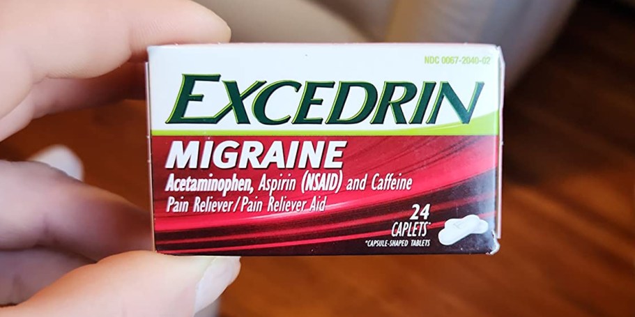 Excedrin Migraine Caplets 24-Count Only $2.73 Shipped on Amazon
