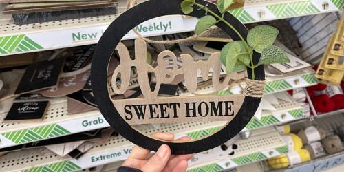 Dollar Tree Farmhouse Decor Just $1.25 | Wreaths, Wooden Signs & More