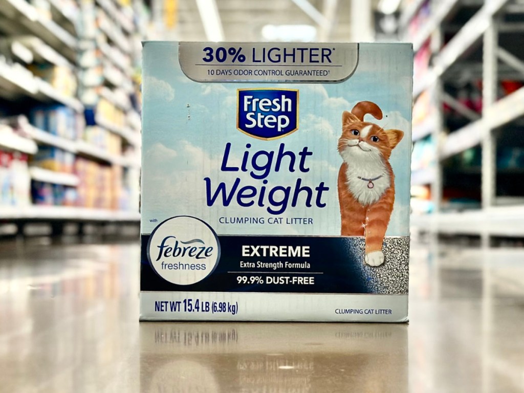 Fresh Step Clumping Cat Litter w/ Frebreze Just 12.61 Shipped on