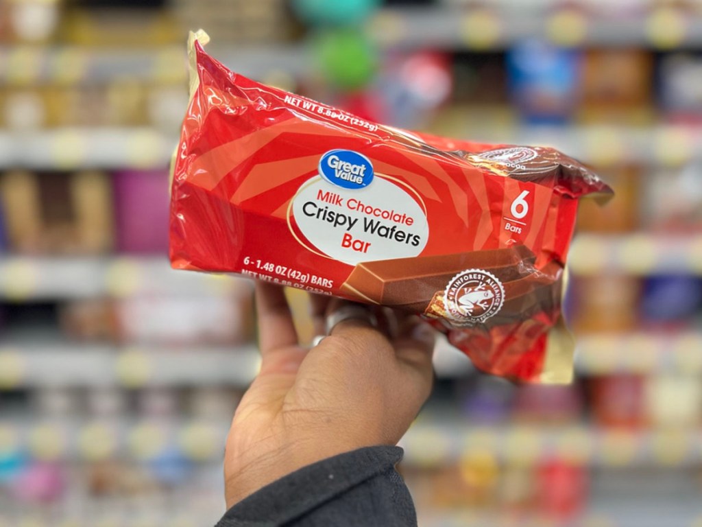 great value crispy wafer bars
