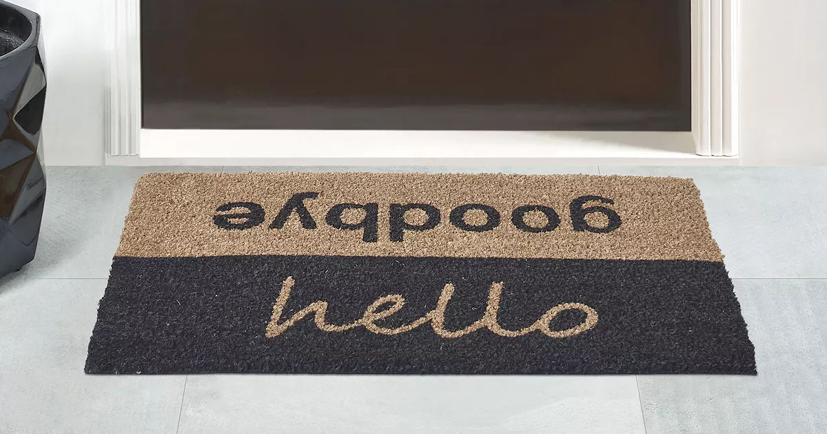 hello goodbye doormat