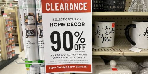 RUN! 90% Off Hobby Lobby Home Decor Clearance (In-Store Only)