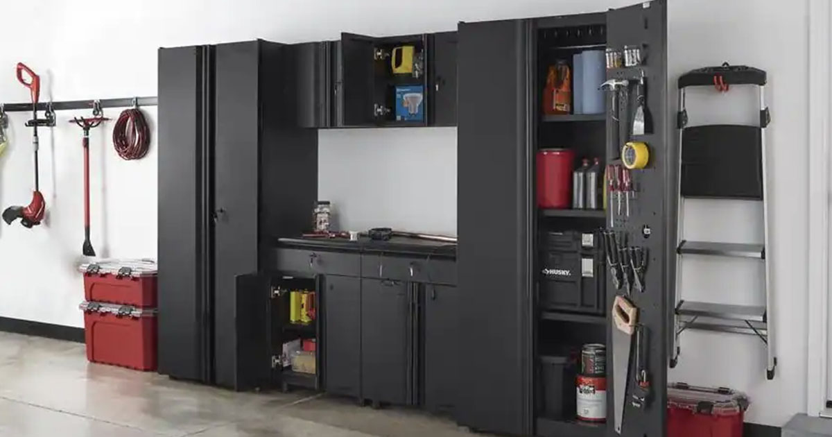 50% Off Husky Garage Storage Systems On HomeDepot.com | 6-Piece Storage ...