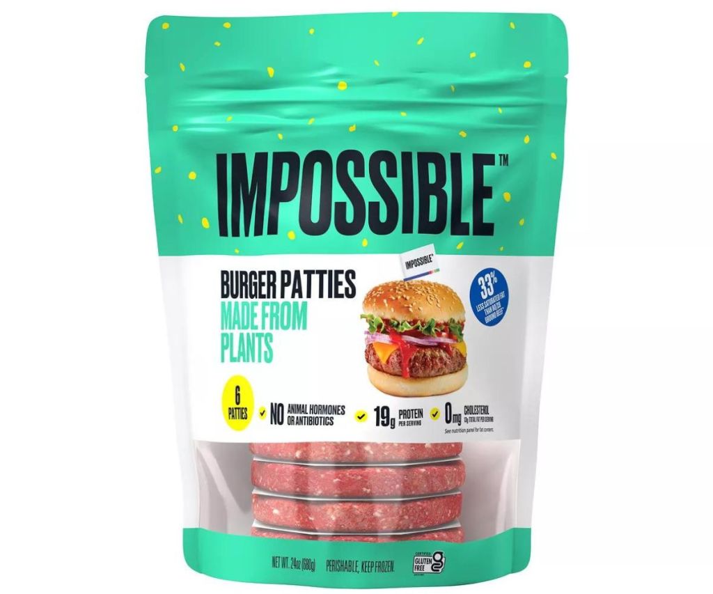 impossible burger patties 6ct 1.5lb package