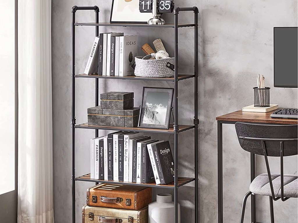 Industrial Style Bookshelves from $41.99 Shipped on Amazon (Regularly ...