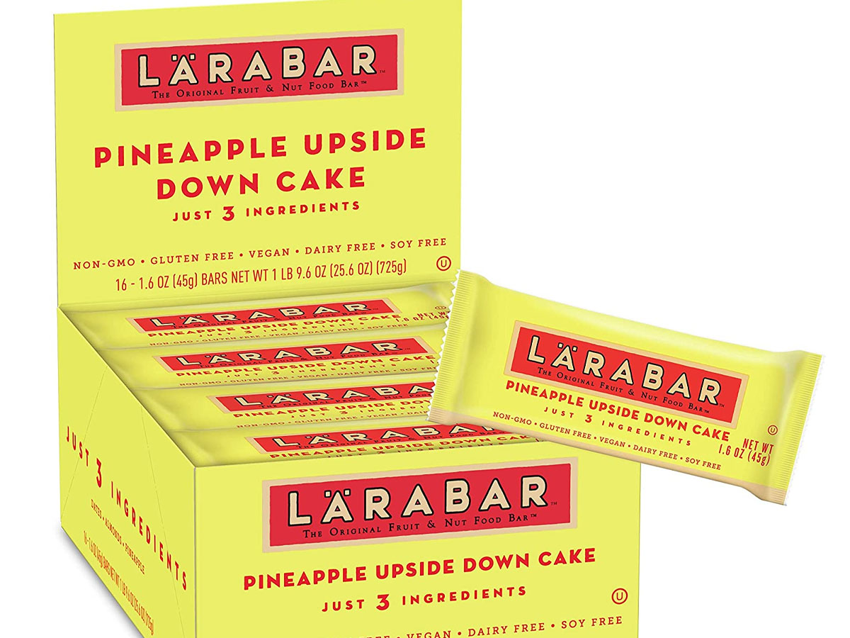larabar pineapple upside down cake box