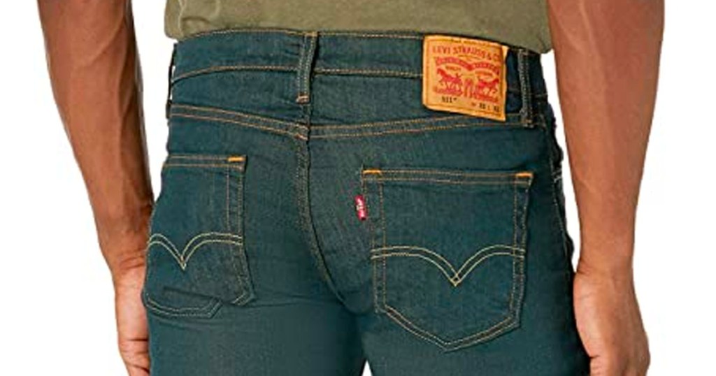 back of levis mens jeans