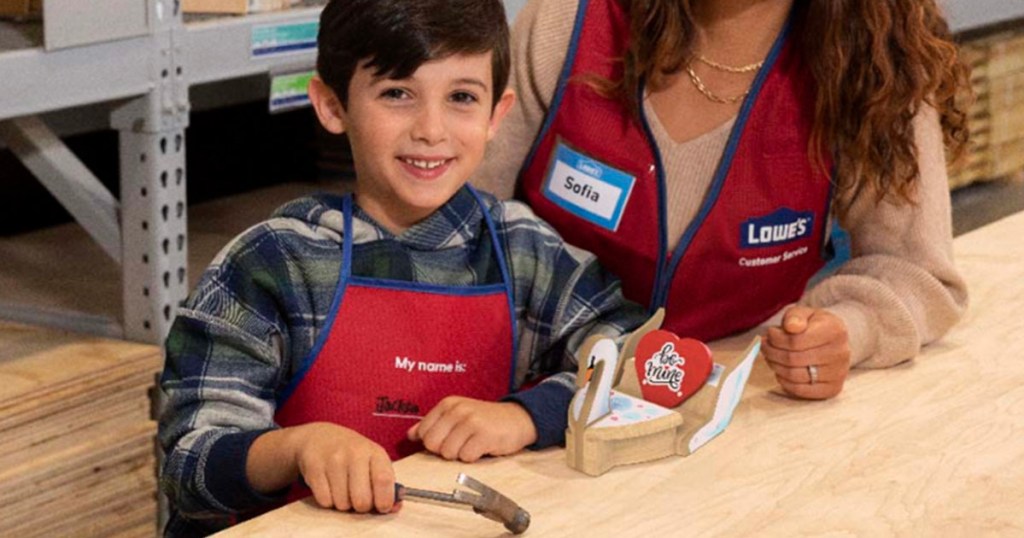 Free Lowe's Kids Register Now for New Project!