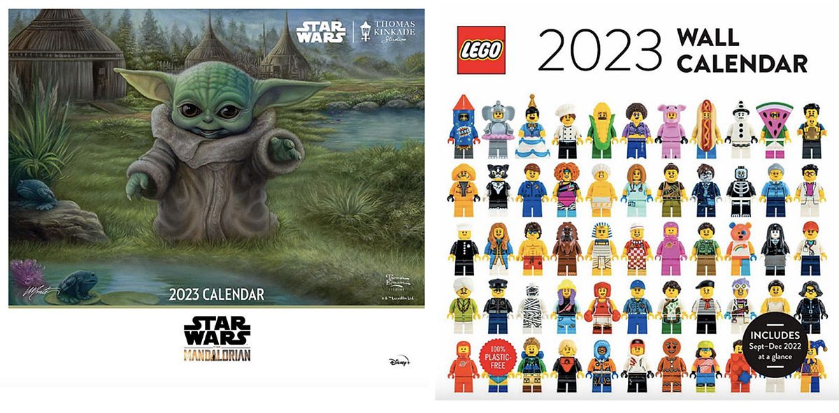 star wars and lego calendar