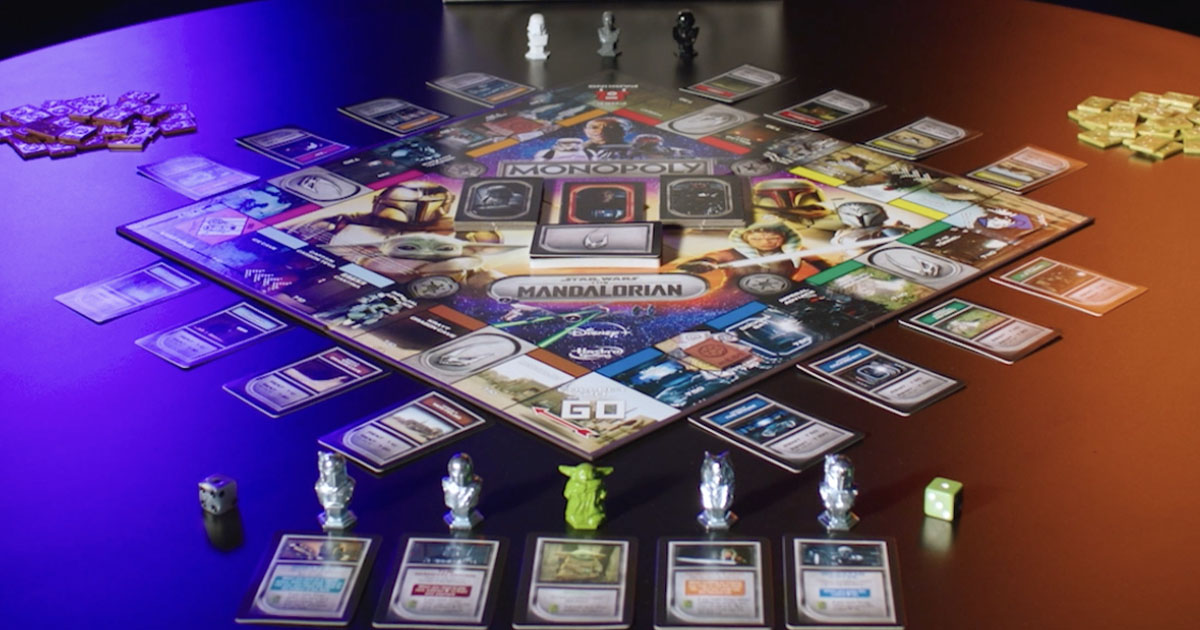 star wars monopoly on table