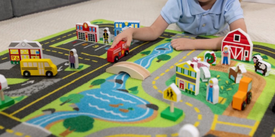 Melissa and Doug Rug w/ 25 Wooden Accessories Only $19 on Walmart.com (Reg. $50)