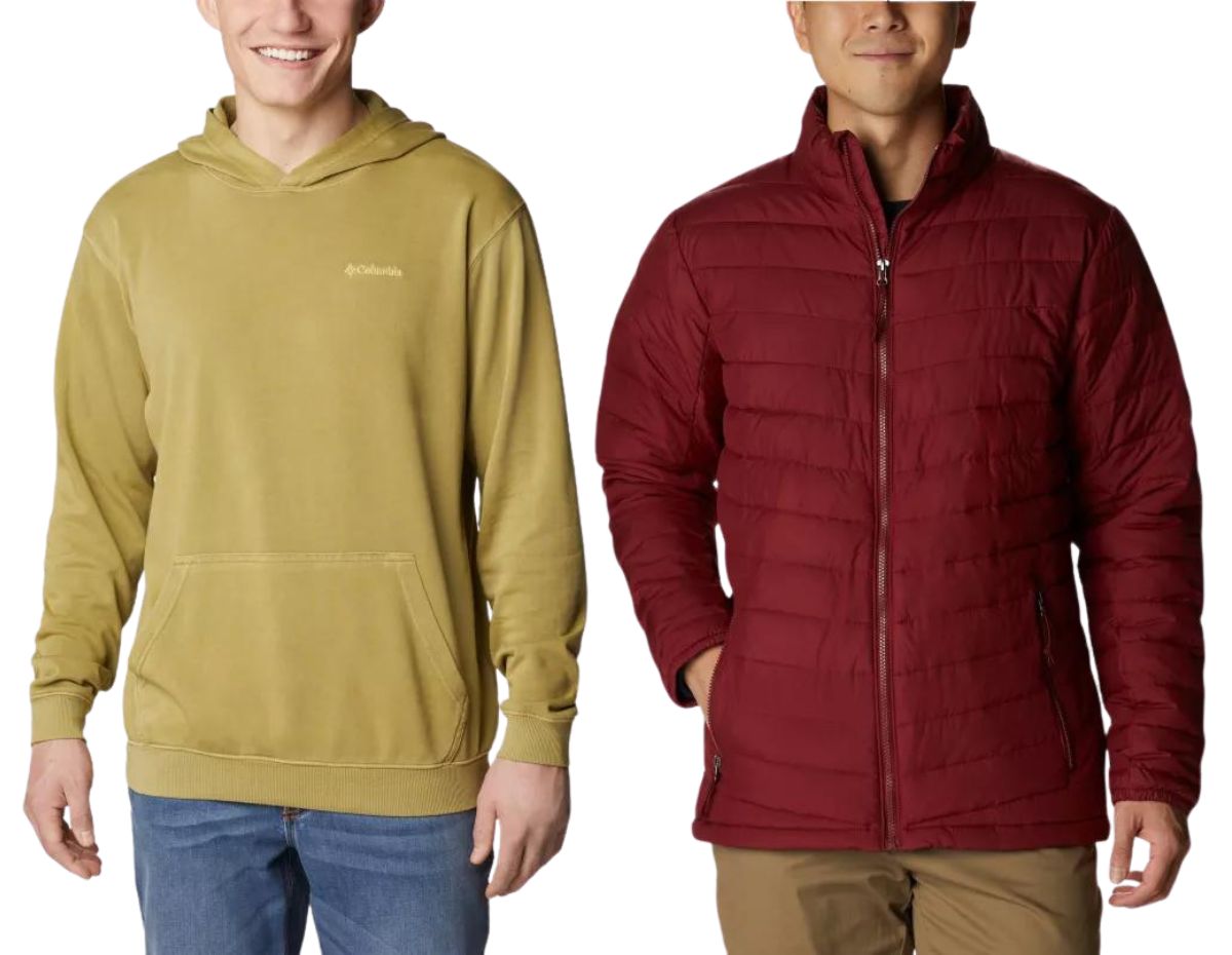 Columbia men's french terry pullover hoodie