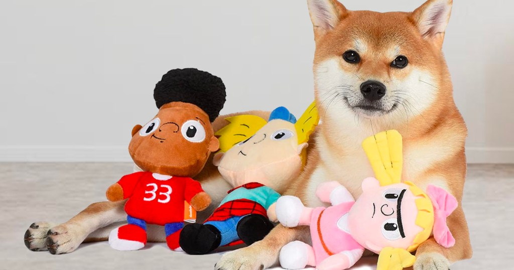 90s Nickelodeon Dog Toys from $3 on Amazon | Hey Arnold, Rugrats, & More