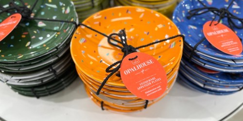 Opalhouse Appetizer Plates 4-Pack on Clearance for Only $12.75 on Target.com