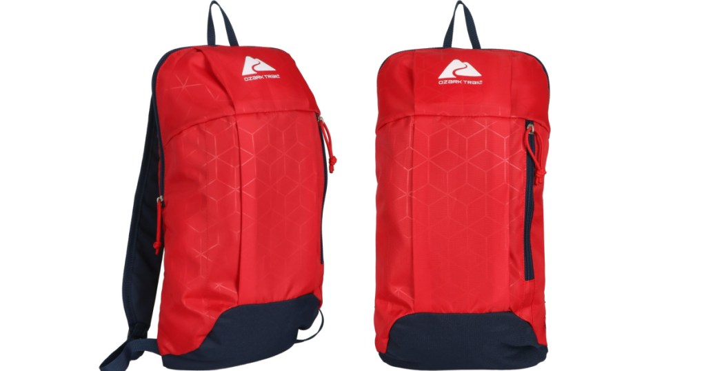 red ozark trail day pack