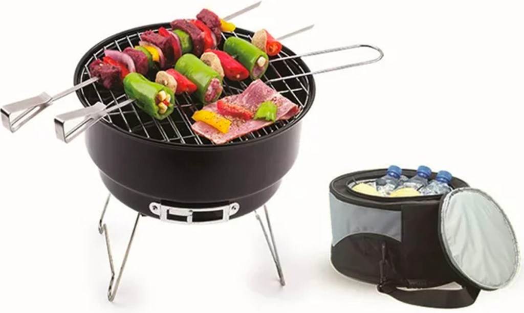 ozark trail grill with cooler