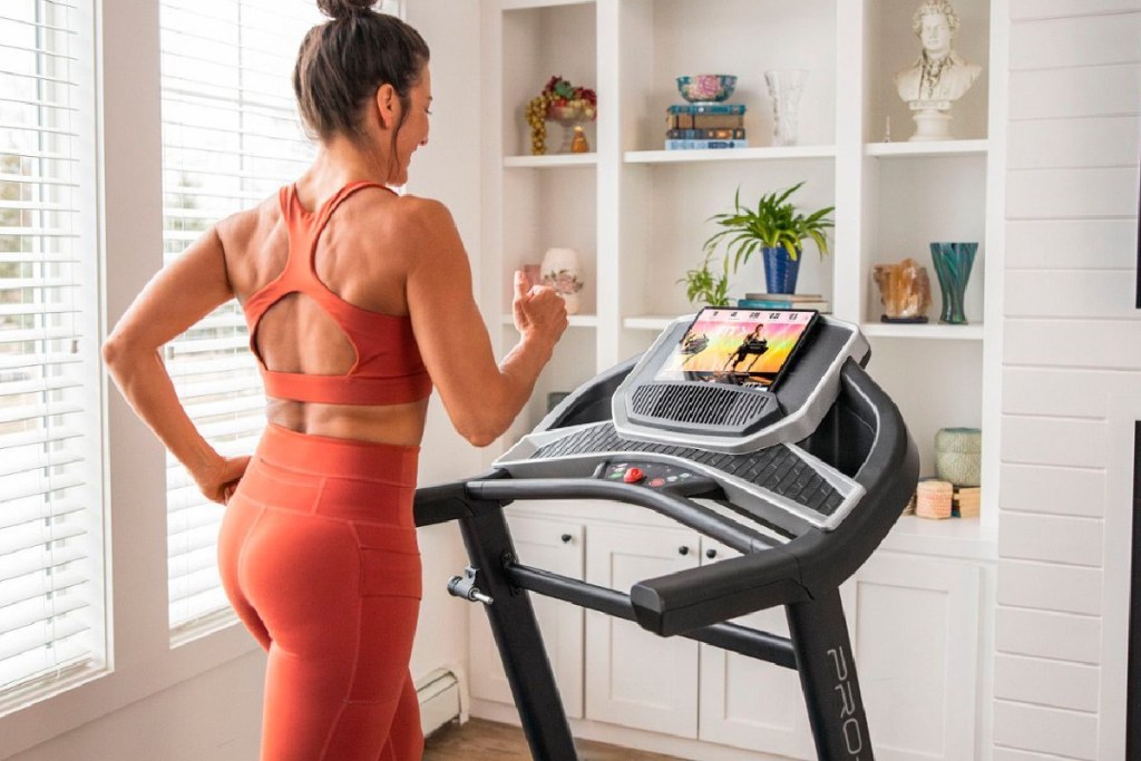 woman exercising with proform t5