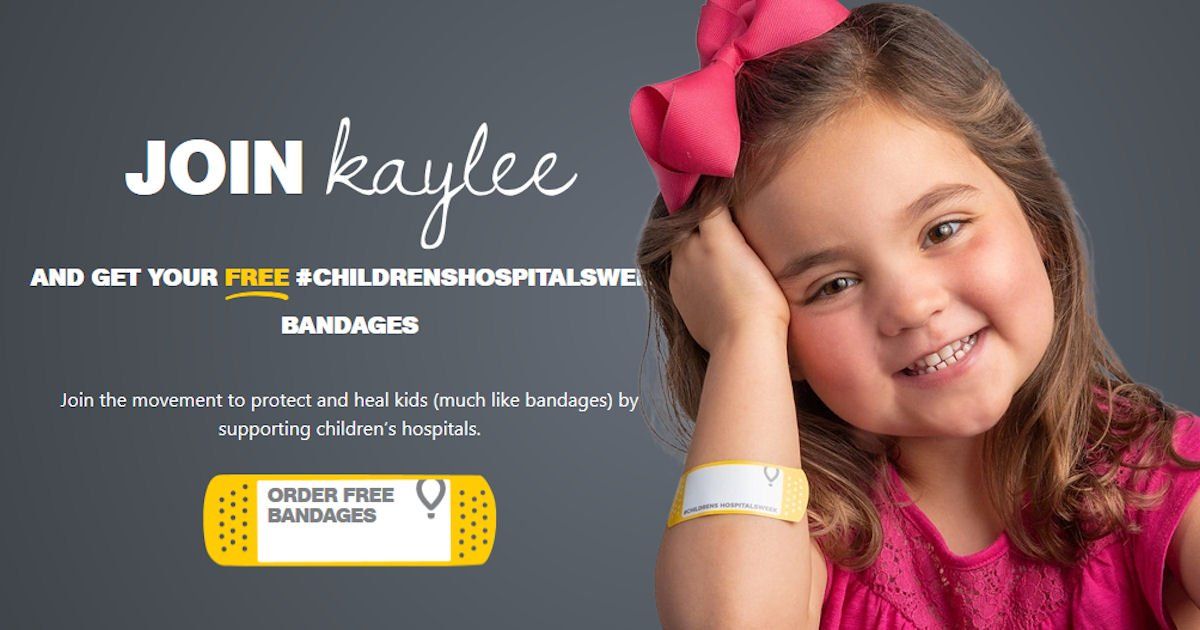 free Children’s Miracle Network Bandages sample