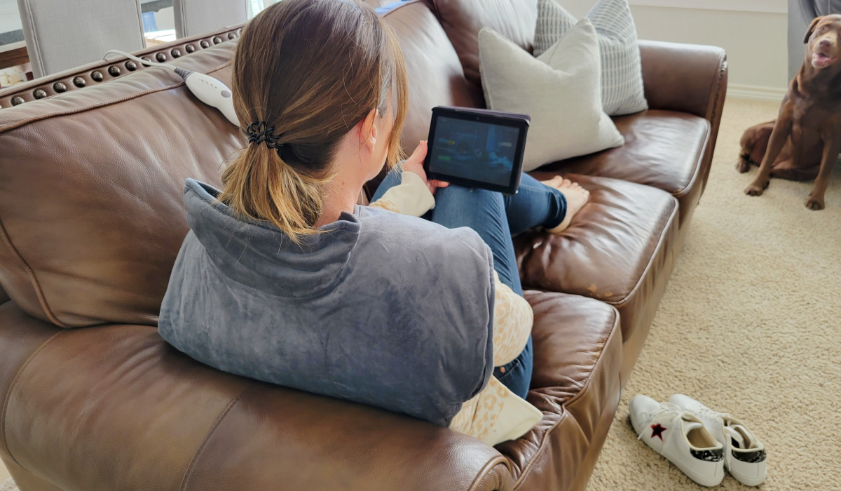 Weighted Heating Pad JUST 18 Shipped Soothe Shoulders, Back, Legs