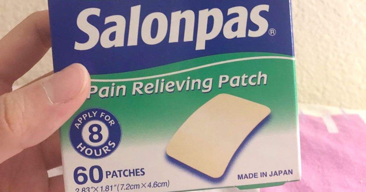 Salonpas Pain-Relieving Patches 60-Count Box Just $6.49 Shipped on Amazon (Regularly $11)