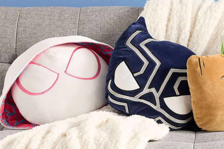 Kohl’s Big One Throw Pillows Sale | Ghost-Spider & Black Panther Only $5 (Reg. $20) + More