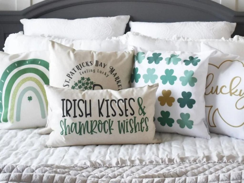 st patricks day pillow covers