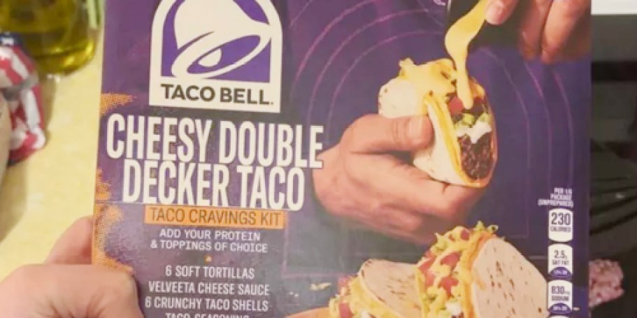 Taco Bell Dinner Kits Just $2.53 Shipped on Amazon (Includes Shells, Sauce, & Seasoning)