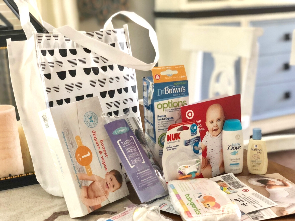 Gift Bag Target Baby Registry Free Gift Baby Gift Baby Welcome Box