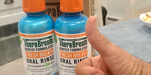 TheraBreath Healthy Gums 24-Hour Oral Rinse 2-Pack Only $14.57 Shipped on Amazon (Reg. $32)
