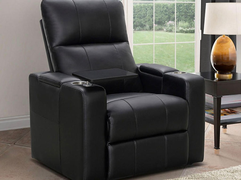 travis power theater recliner in living room