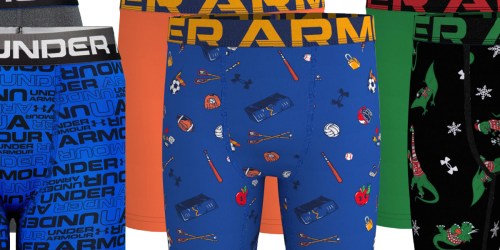 Under Armour Boys Underwear Multipacks from $8.47 Shipped (Reg. $20) | Tons of Fun Prints!