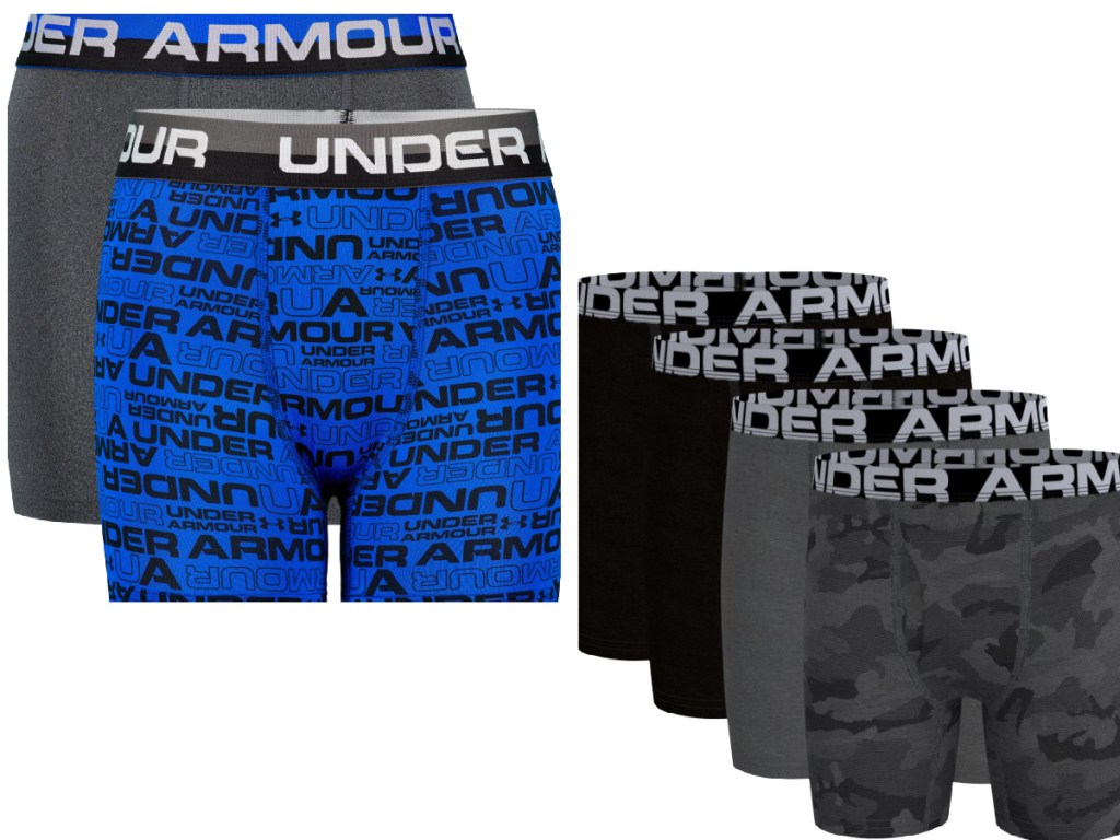 UA underwear 2 and 4 pack