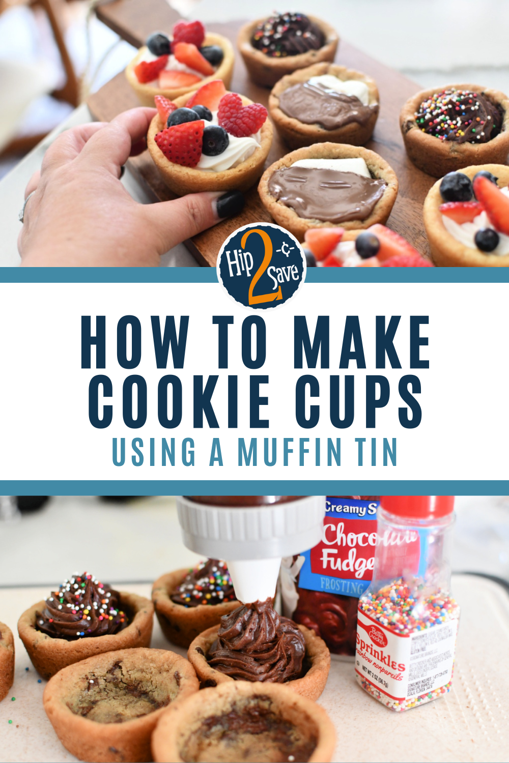 How to Make Easy Cookie Cups Using a Muffin Pan