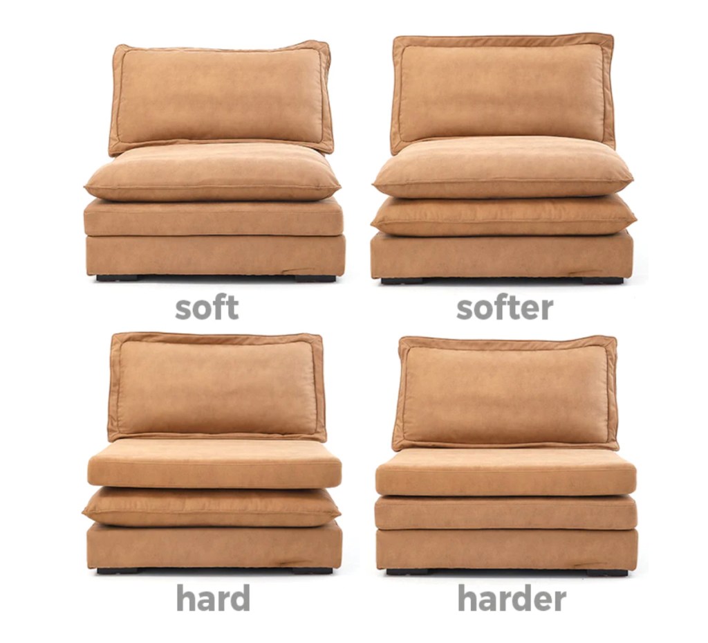 stock photo showing different variations of couches
