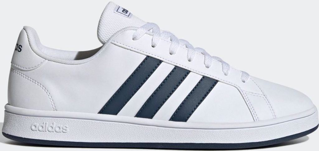 stock image of a pair of adidas men's grand court shoes