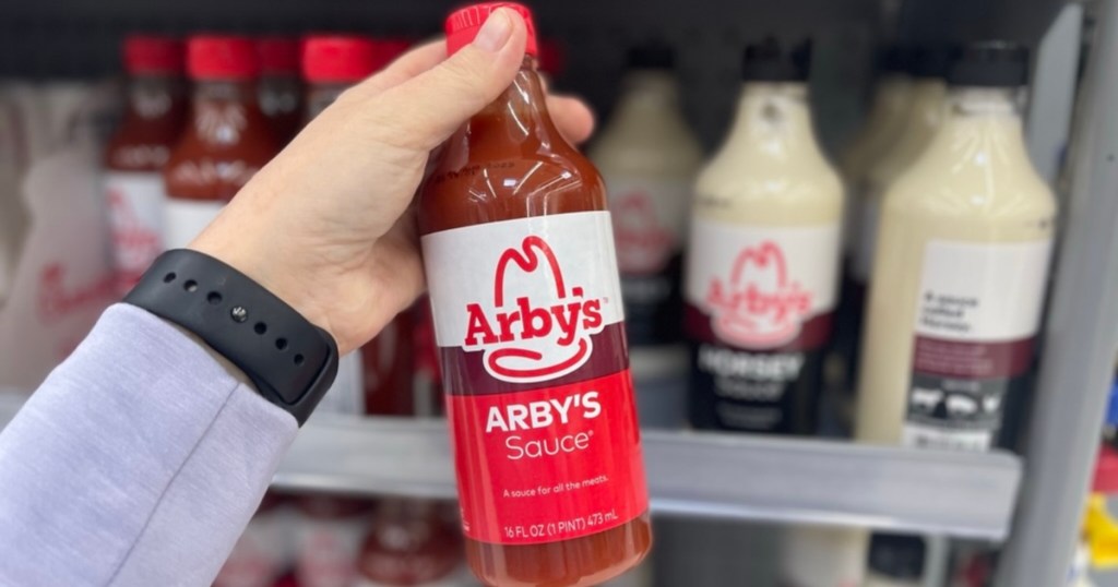 bottle of arby's sauce at walmart