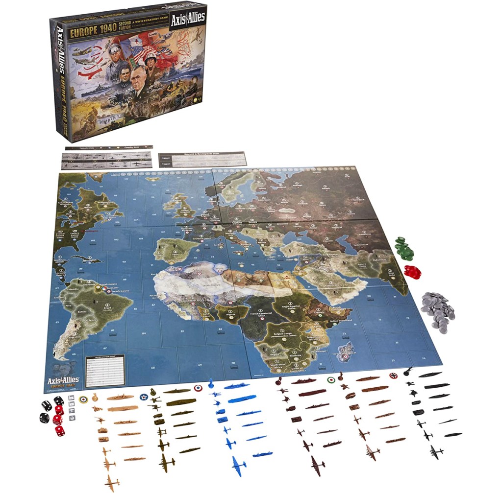 Axis & Allies board game and box