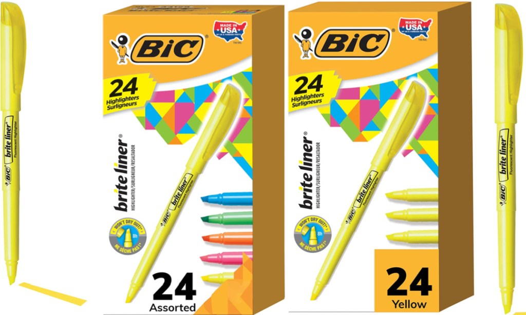 BIC Brite Liner Highlighters 24 count