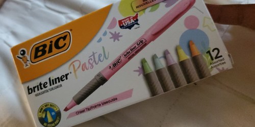 Up to 60% Off of BIC Highlighters on Amazon | Prices as low as $5 Shipped
