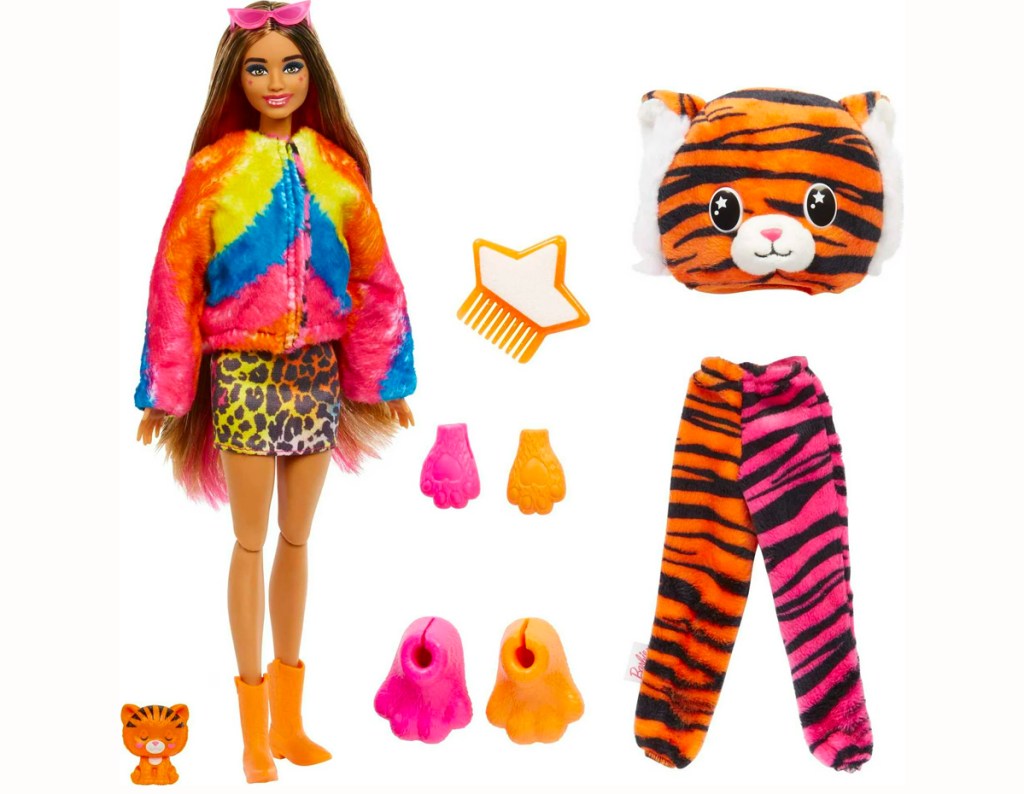 Barbie Cutie Reveal Tiger Costume Doll