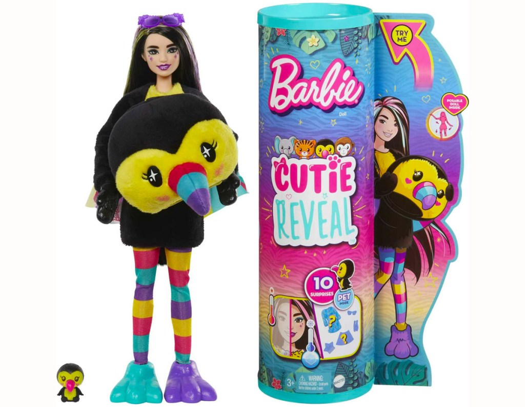 Barbie Cutie Reveal Toucan Costume Doll