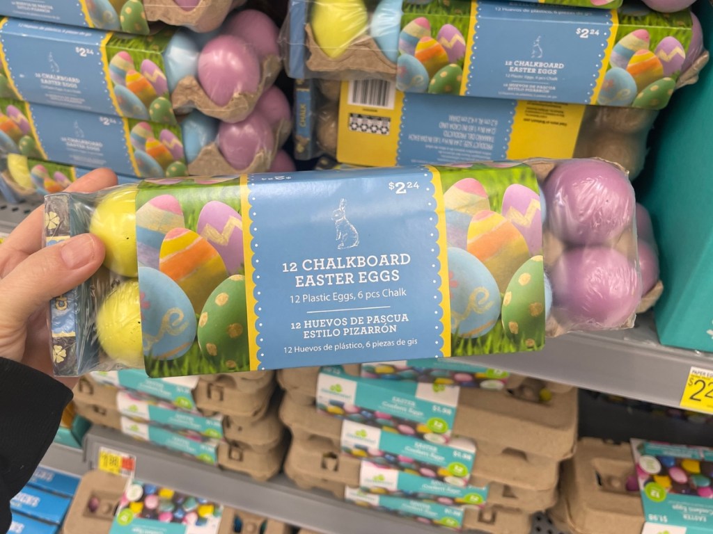 Way to Celebrate DIY Plastic Easter Eggs w/ Chalk