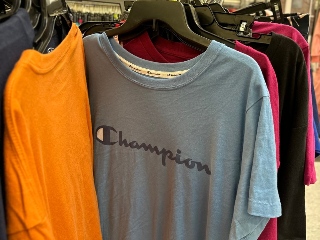 men's champion shirt in store