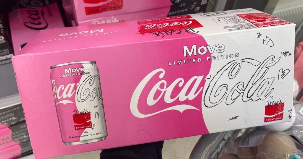 Case of Coca-Cola Move mini cans