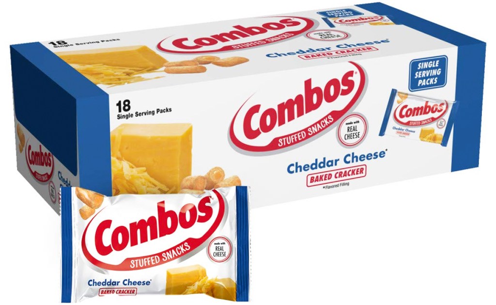18-pack box of cheddar cheese combos